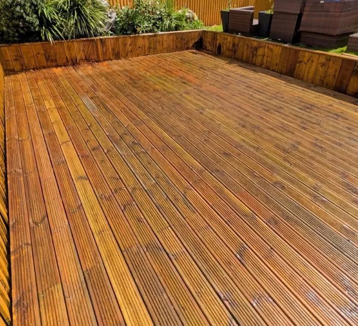 Decking cleaning